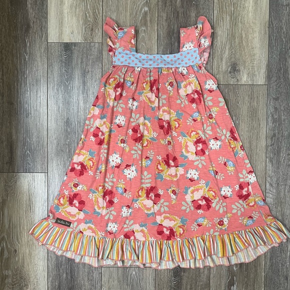 Matilda Jane Girls Floral Short Sleeve Nightgown - Picture 8 of 9